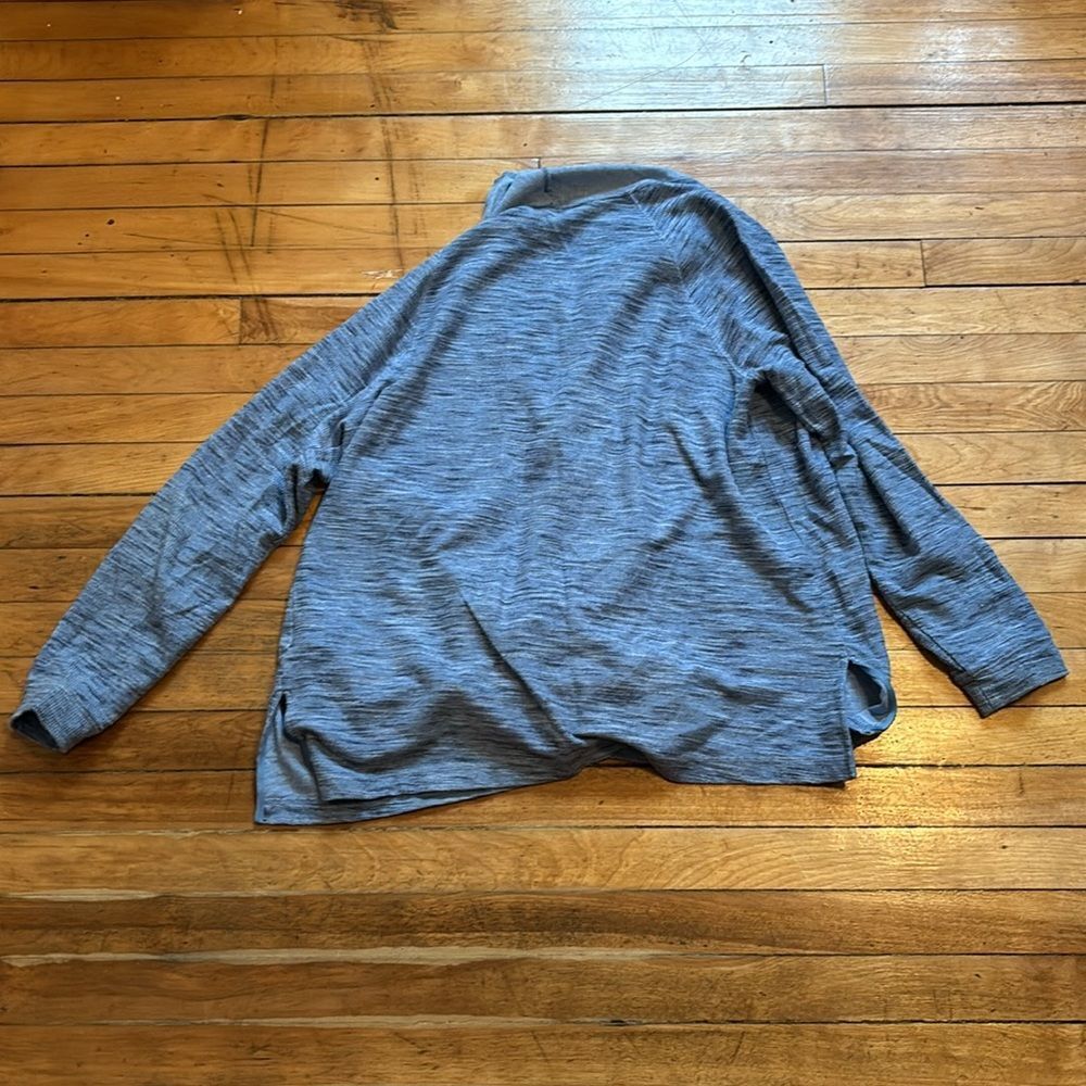 LL Bean Blue Knit Cardigan (Size Large) - Picture 6 of 6